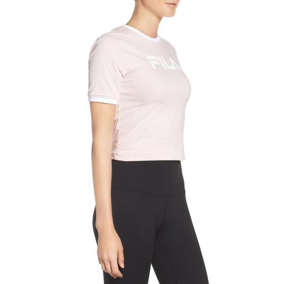 Fila Womens Tionne Logo Crop Tee Size L - Picture 3 of 3